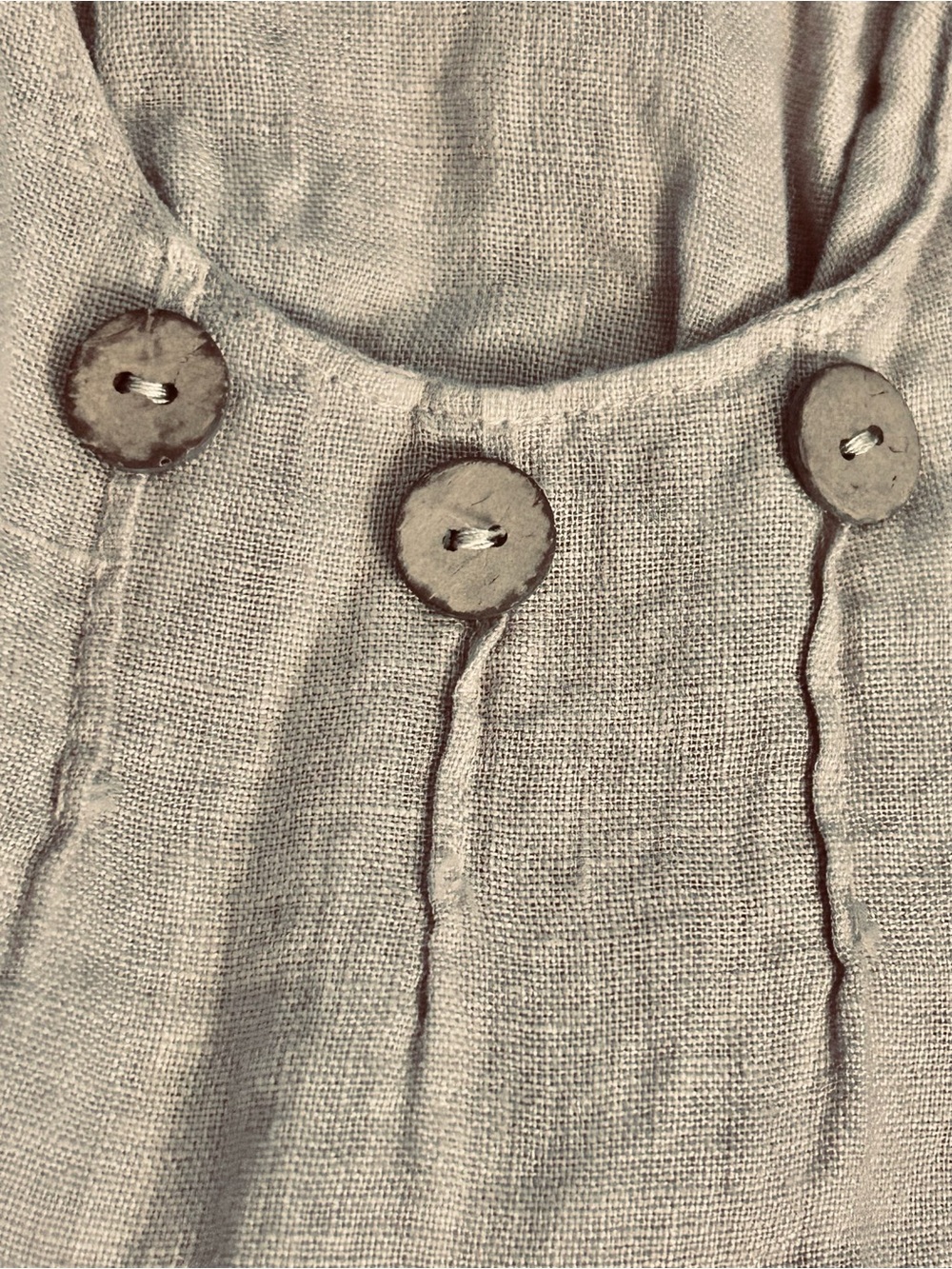 NWT XL Linen Cotton Pants PURO LINO Khaki Tan Wood Extra Large Designer Ankle - Picture 10 of 12